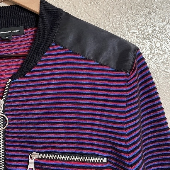 Inc layered striped knit sweater - Picture 2 of 9